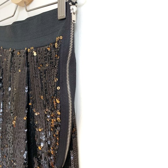 BEDO | Black Sequin Party Skirt - Picture 4 of 7